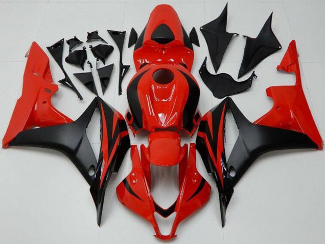 Kit Carene Moto ABS Honda CBR600RR 2007-2008 - Rosso Nero Opaco