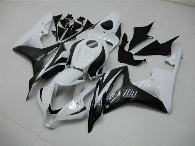 Kit Carene Moto ABS Honda CBR600RR 2007-2008 - Bianco Nero Lucido