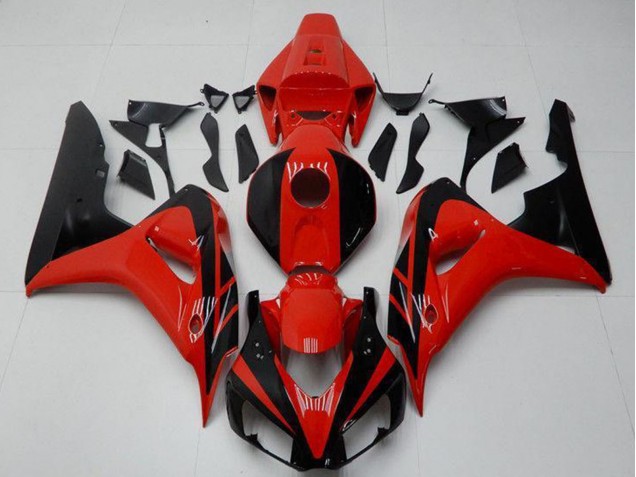 Kit Carene Moto Completo Honda CBR1000RR 2006-2007 - Rosso Nero Lucido