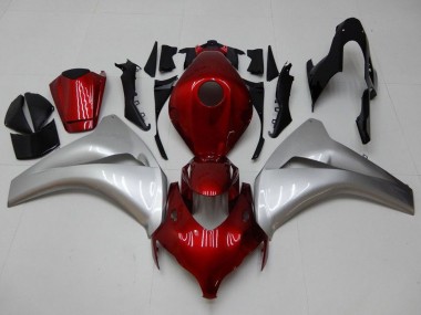 Carene Moto Honda CBR1000RR 2008-2011 - Argento Rosso Bordeaux