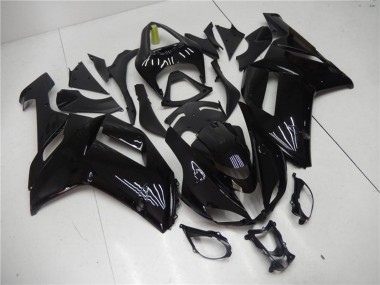 Carena Moto ABS Kawasaki ZX6R 2007-2008 - Nero Lucido