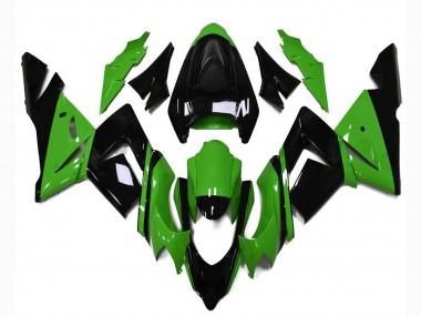Carene Moto Kawasaki ZX10R 2004-2005 - Nero Lucido Verde