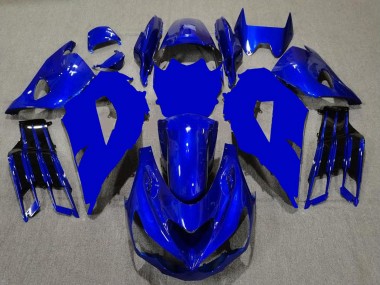 Carena Moto Kawasaki ZX14R ZZR1400 2012-2024 - Blu Nero