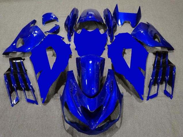 Carena Moto Kawasaki ZX14R ZZR1400 2012-2024 - Blu Nero