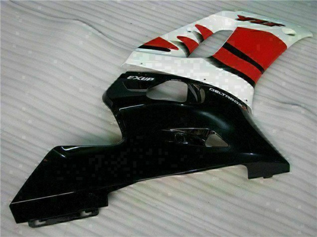 Carena Moto Yamaha YZF R6 1998-2002 - Bianco Rosso Nero Lucido