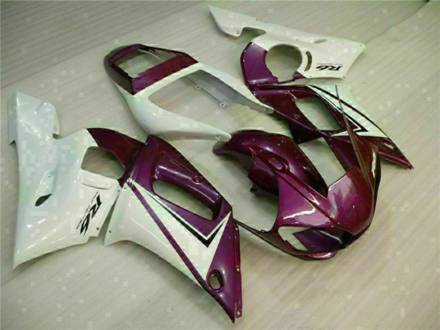 Carene Moto Yamaha YZF R6 1998-2002 - Bianco Viola