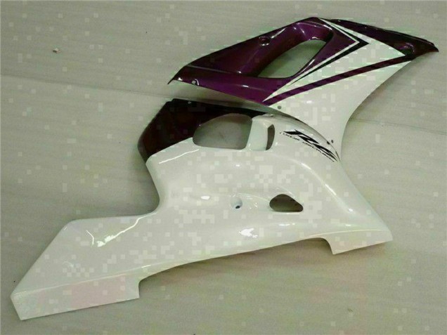 Carene Moto Yamaha YZF R6 1998-2002 - Bianco Viola