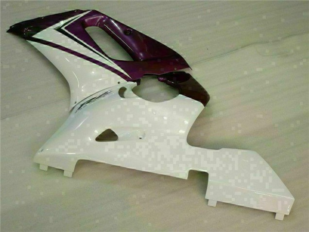 Carene Moto Yamaha YZF R6 1998-2002 - Bianco Viola
