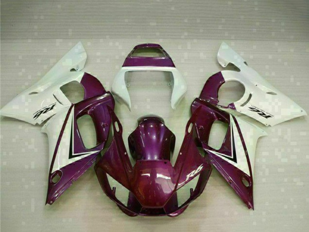Carene Moto Yamaha YZF R6 1998-2002 - Bianco Viola