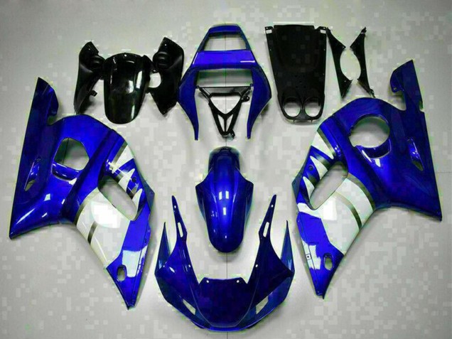 Carene Moto Yamaha YZF R6 1998-2002 - Blu Bianco