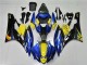 Carene Moto Yamaha YZF R6 2006-2007 - Blu Giallo Nero Lucido Squalo