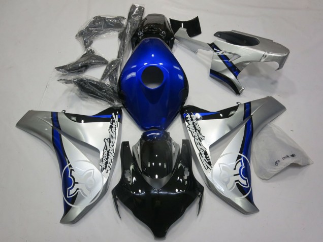 Carena Moto Honda CBR1000RR 2006-2007 - Argento Blu Nero Lucido TBR