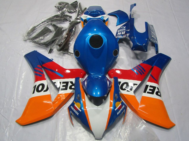 Carena Moto Honda CBR1000RR 2008-2011 - Arancia Bianco Rosso Blu Repsol