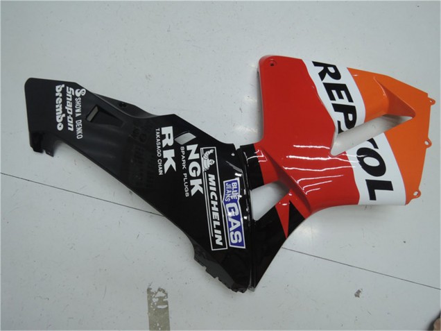 Kit Carena Moto Honda CBR600RR 2003-2004 - Arancia Bianco Rosso Nero Lucido Repsol