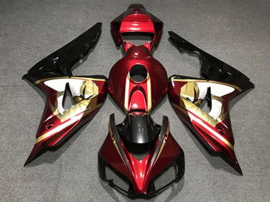 Carena Moto Honda CBR1000RR 2006-2007 - Rosso Bianco Oro Nero Lucido