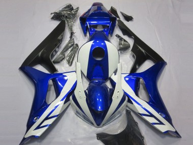 Carena Moto Honda CBR1000RR 2006-2007 - Blu Bianco Nero Opaco