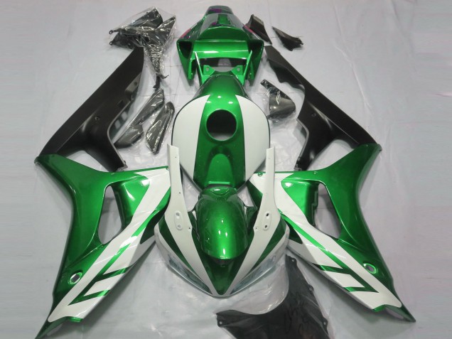 Carena Moto Honda CBR1000RR 2006-2007 - Verde Bianco Nero Opaco