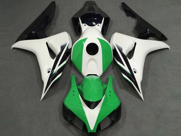 Carena Moto Honda CBR1000RR 2006-2007 - Bianco Verde Nero Lucido
