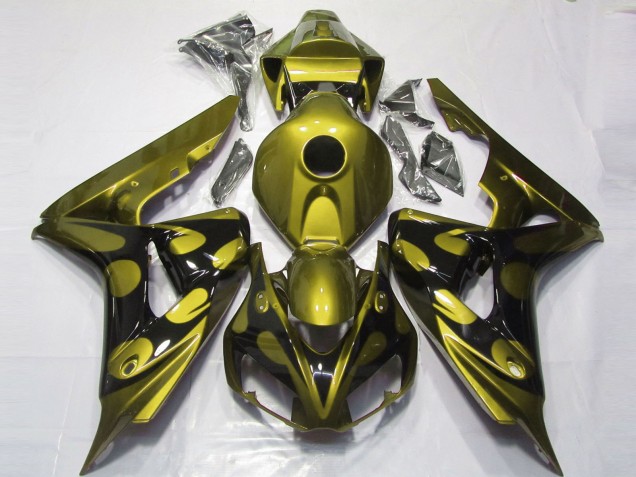 Carena Moto Honda CBR1000RR 2006-2007 - Lucido Giallo Nero Lucido Fiamma