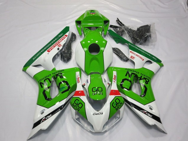 Carena Moto Honda CBR1000RR 2006-2007 - Bianco Verde Rosso Go Fun