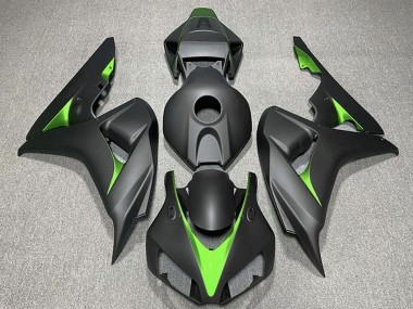 Carena Moto Honda CBR1000RR 2006-2007 - Nero Opaco Verde