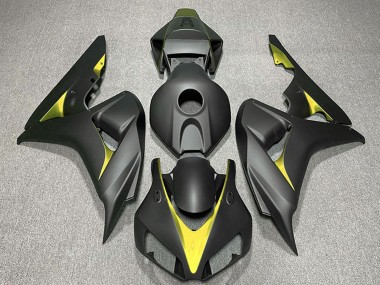 Carena Moto Honda CBR1000RR 2006-2007 - Nero Opaco Giallo
