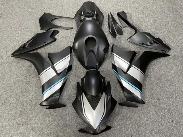 Carena Moto Honda CBR1000RR 2012-2016 - Argento Azzurro Chiaro Nero Opaco