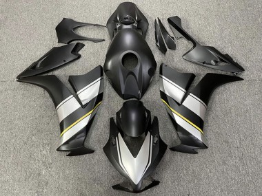 Carena Moto Honda CBR1000RR 2012-2016 - Argento Giallo Nero Opaco
