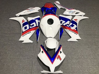 Carena Moto Honda CBR1000RR 2012-2016 - Bianco Rosso Blu Tyco