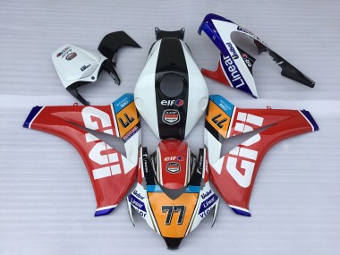Carena Moto Honda CBR1000RR 2008-2011 - Bianco Rosso Blu Arancia Nero Elf Givi 77