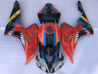 Carena Moto Honda CBR1000RR 2006-2007 - Rosso Blu Giallo Nero Lucido Squalo