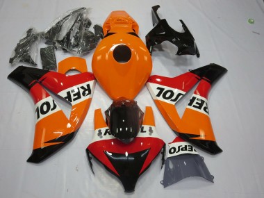 Carena Moto Honda CBR1000RR 2008-2011 - Arancia Bianco Rosso Nero Lucido Repsol