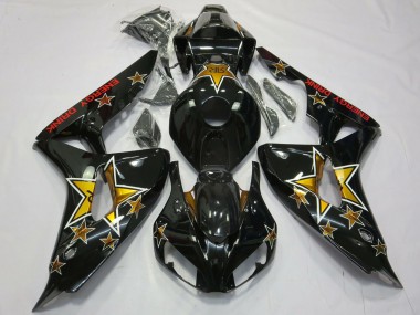 Carena Moto Honda CBR1000RR 2006-2007 - Nero Lucido Stella Energy Drink