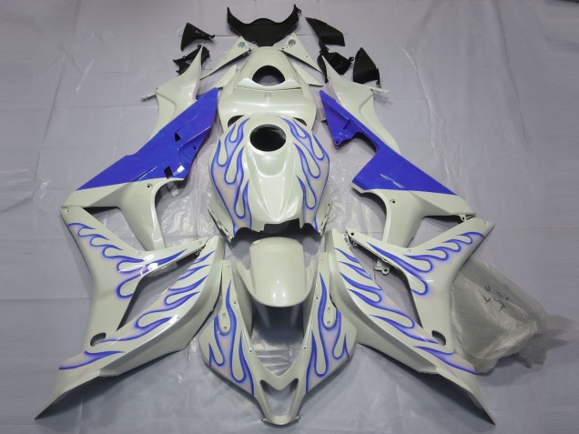 Carena Moto Honda CBR600RR 2007-2008 - Bianco Blu Fiamma