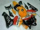 Carene Moto Honda CBR600RR 2005-2006 - Arancia Bianco Rosso Nero Repsol