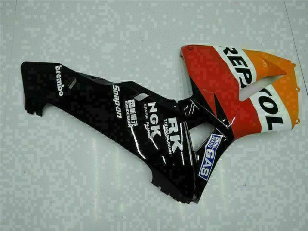 Carene Moto Honda CBR600RR 2005-2006 - Arancia Bianco Rosso Nero Repsol