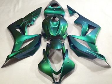 Carena Moto Honda CBR600RR 2007-2008 - Verde Smeraldo Pianura