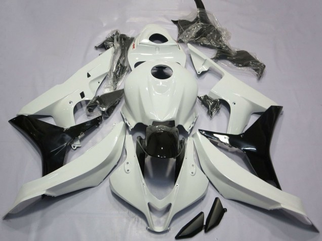 Carena Moto Honda CBR600RR 2007-2008 - Bianco Nero Lucido