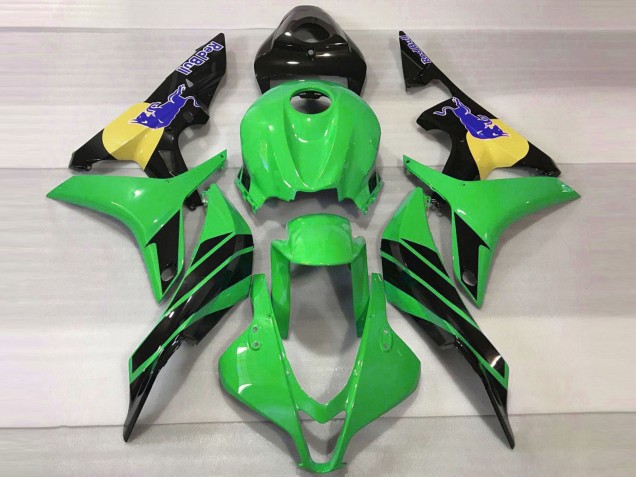 Carena Moto Honda CBR600RR 2007-2008 - Verde Giallo Nero Lucido Blu Bull