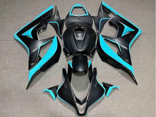 Carena Moto Honda CBR600RR 2007-2008 - Ciano Blu Nero Opaco
