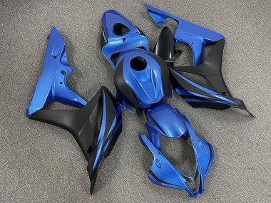 Carena Moto Honda CBR600RR 2007-2008 - Blu Nero Opaco OEM Stile