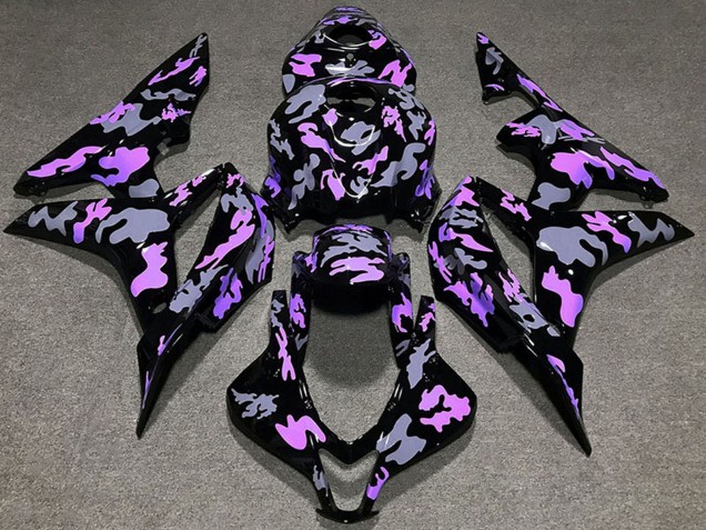 Carena Moto Honda CBR600RR 2007-2008 - Viola Grigio Camouflage