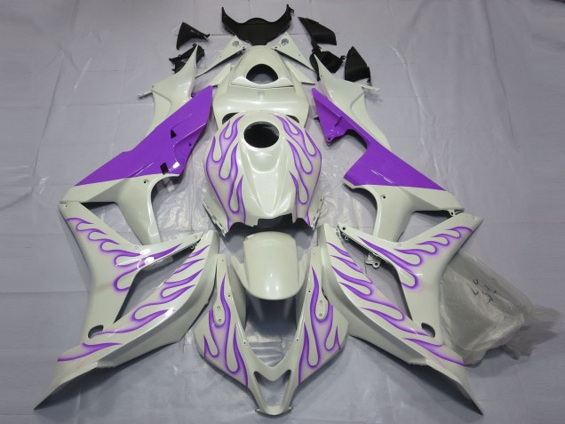 Carena Moto Honda CBR600RR 2007-2008 - Bianco Viola Fiamma