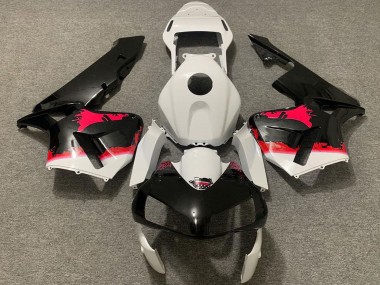 Carena Moto Honda CBR600RR 2003-2004 - Rosso Nero Lucido Splatter