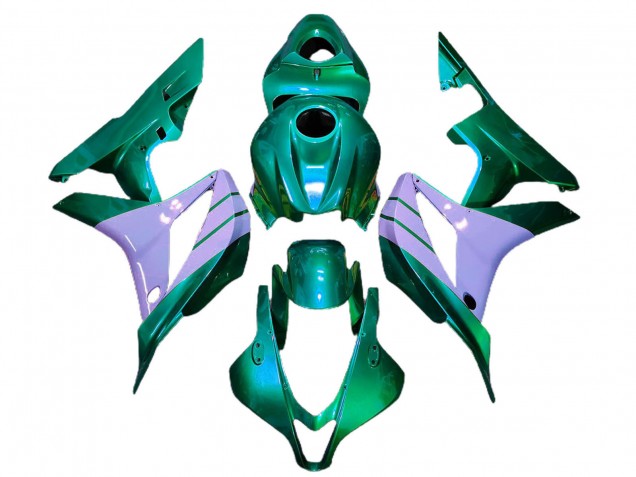 Carena Moto Honda CBR600RR 2007-2008 - Turchese Verde Latteo Viola