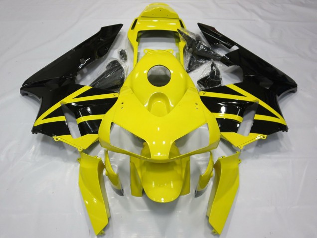 Carena Moto Honda CBR600RR 2003-2004 - Giallo Nero Lucido OEM Stile