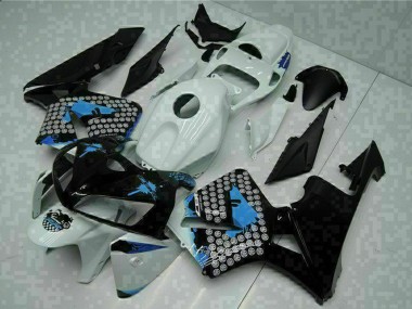 Carene Moto Honda CBR600RR 2005-2006 - Bianco Nero Verde