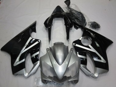Carena Moto Honda CBR600 F4i 2004-2007 - Argento Nero Lucido