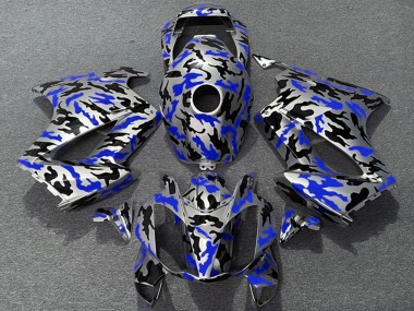 Carena Moto Honda VFR 800 2002-2013 - Blu Camouflage
