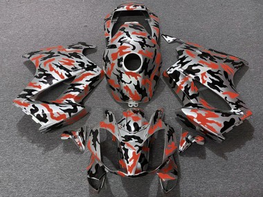 Carena Moto Honda VFR 800 2002-2013 - Rosso Camouflage